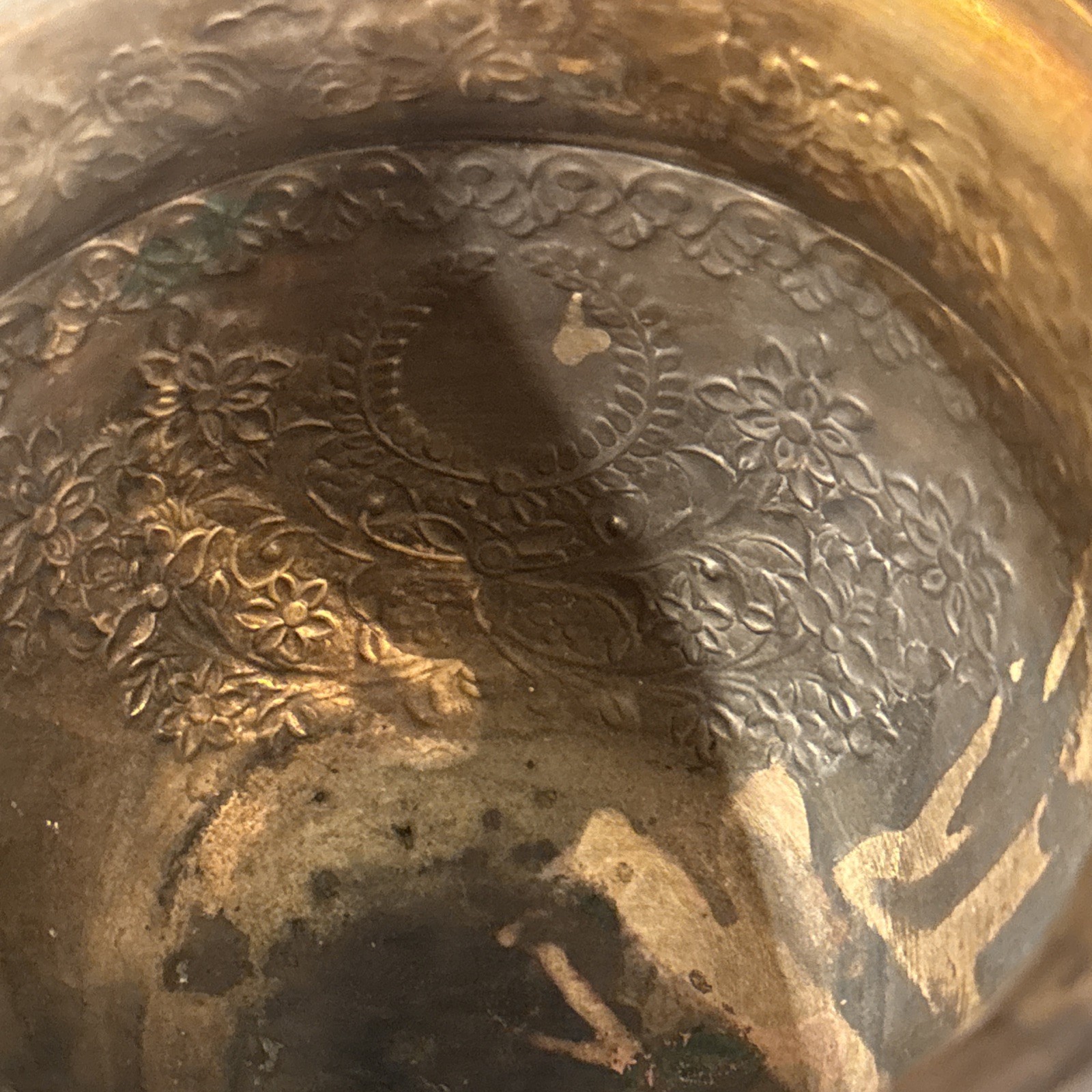Solid Brass Trophy Vase 9×6.25” Scroll Arms Made In India