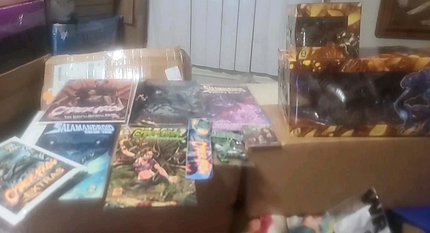 CYBERFROG & SALAMANDROID PVCs, COMICS TRADING CARDS ++ Ethan Van Sciver NEW ✔️