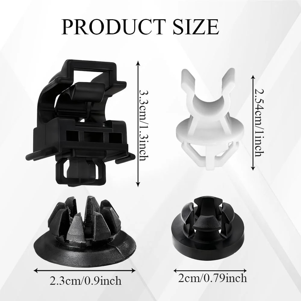 4PCS Hood Prop Rod Clips, Automotive Clips, Car Engine Hood Support Prop Rod Gro