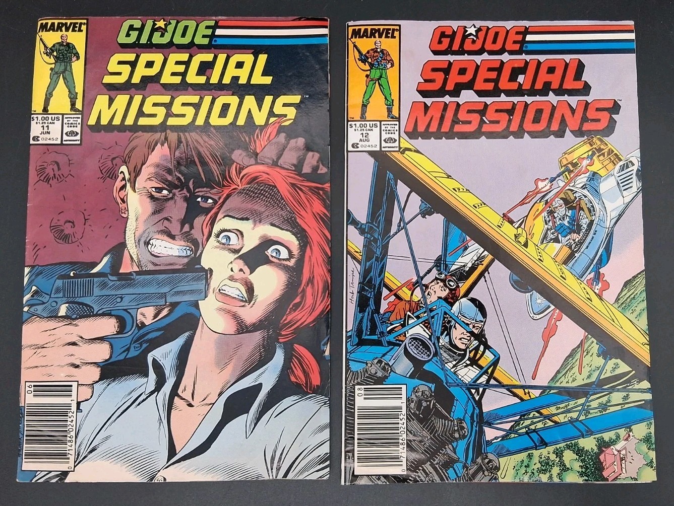 G.I. Joe Special Missions & A Real American Hero Comic Books Lot Of 9 Vintage