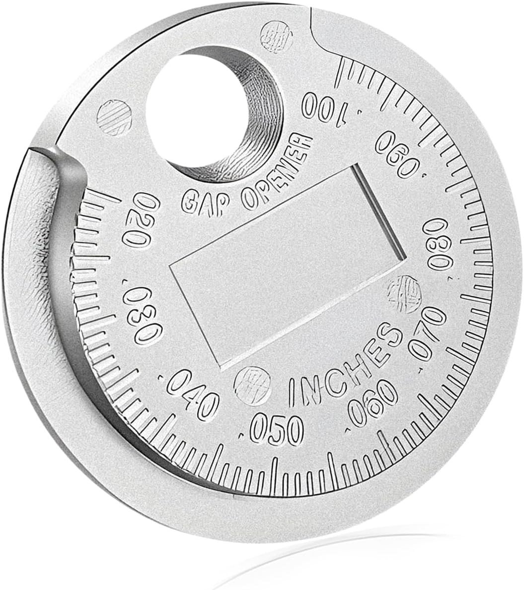 Spark Plug Measuring Tool, Wire Spark Plug Gap Gauge Scaled from 0.020 to 0.100