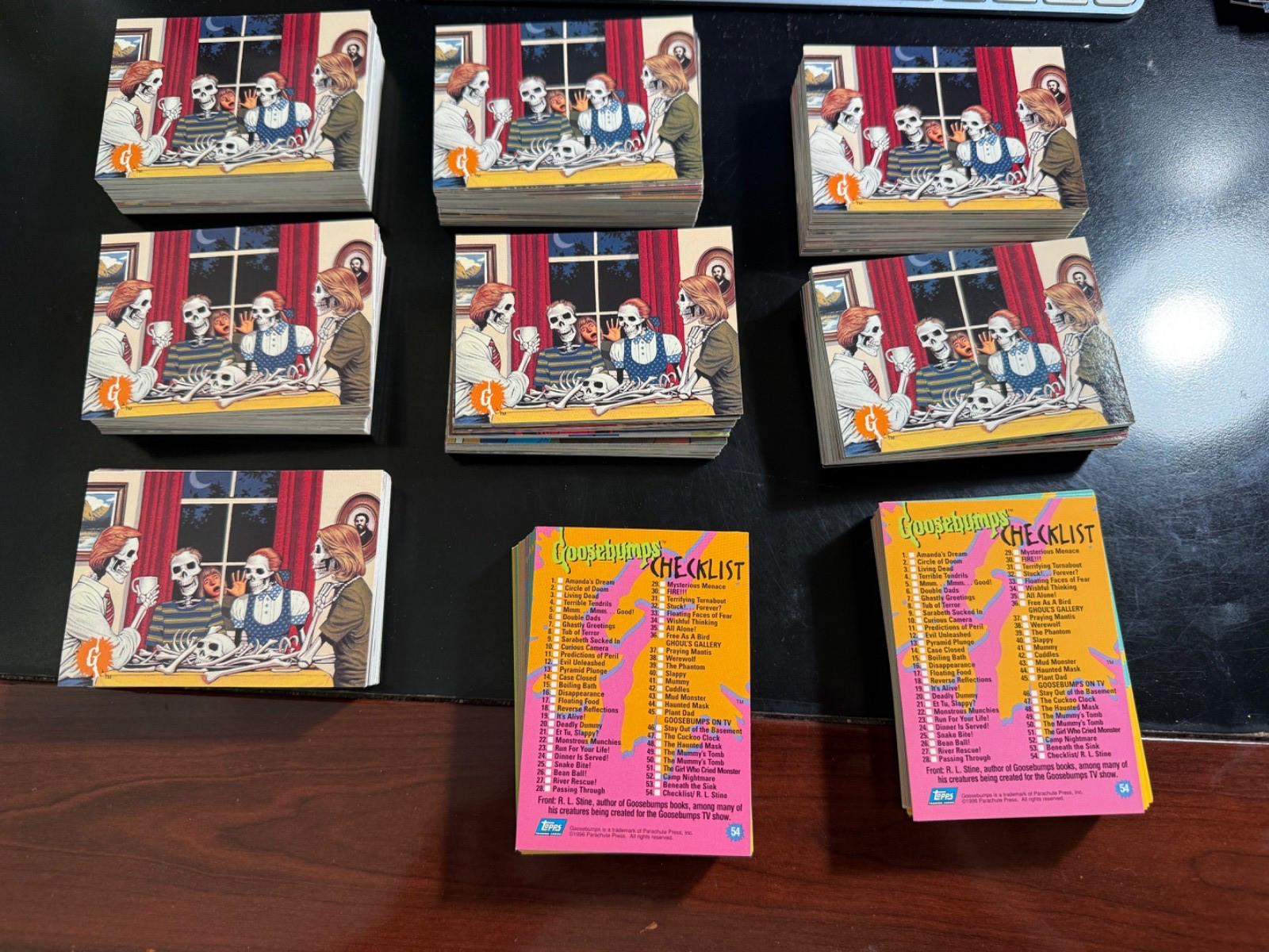 Goosebumps Complete Set 1-54 Cards Complete Set – 1996 Topps NM 1 COMPLETE SET