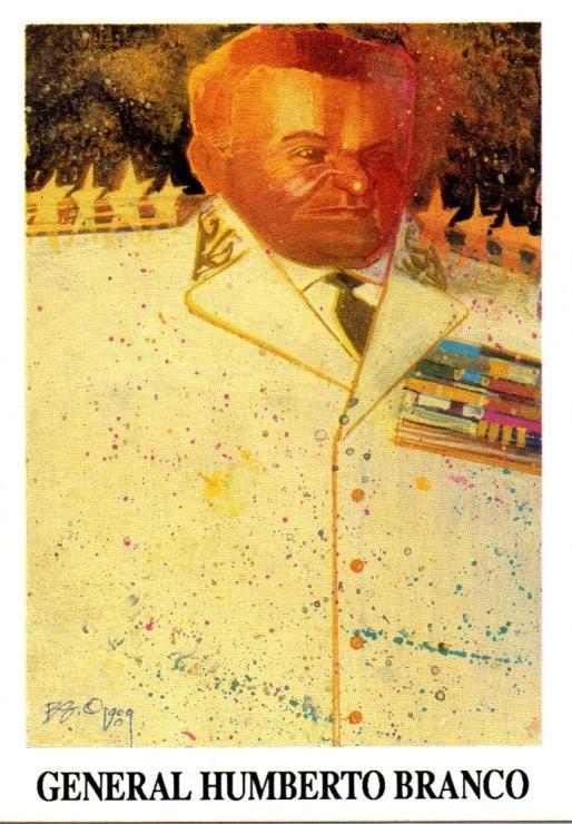 GENERAL HUMBERTO BRANCO – VERY RARE Trading Card #5 🤩 2 3/4′ by 3 3/4′ inches😎
