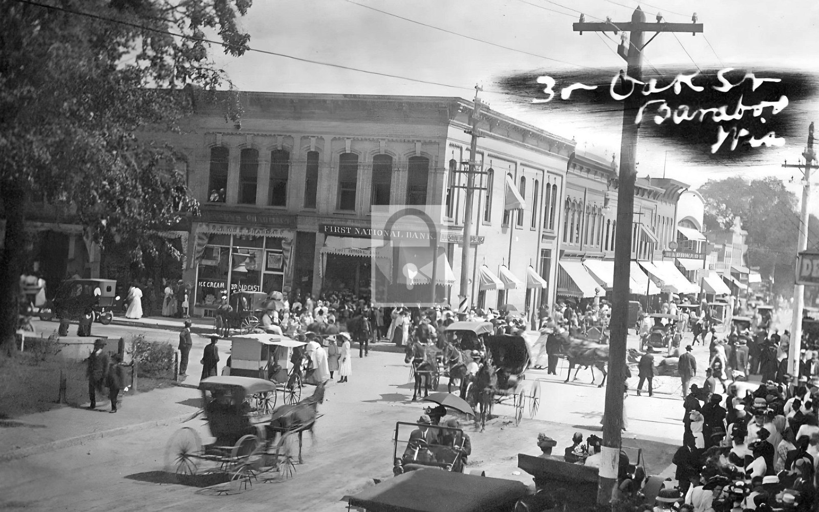 Street View First National Bank Baraboo Wisconsin WI – Reprint