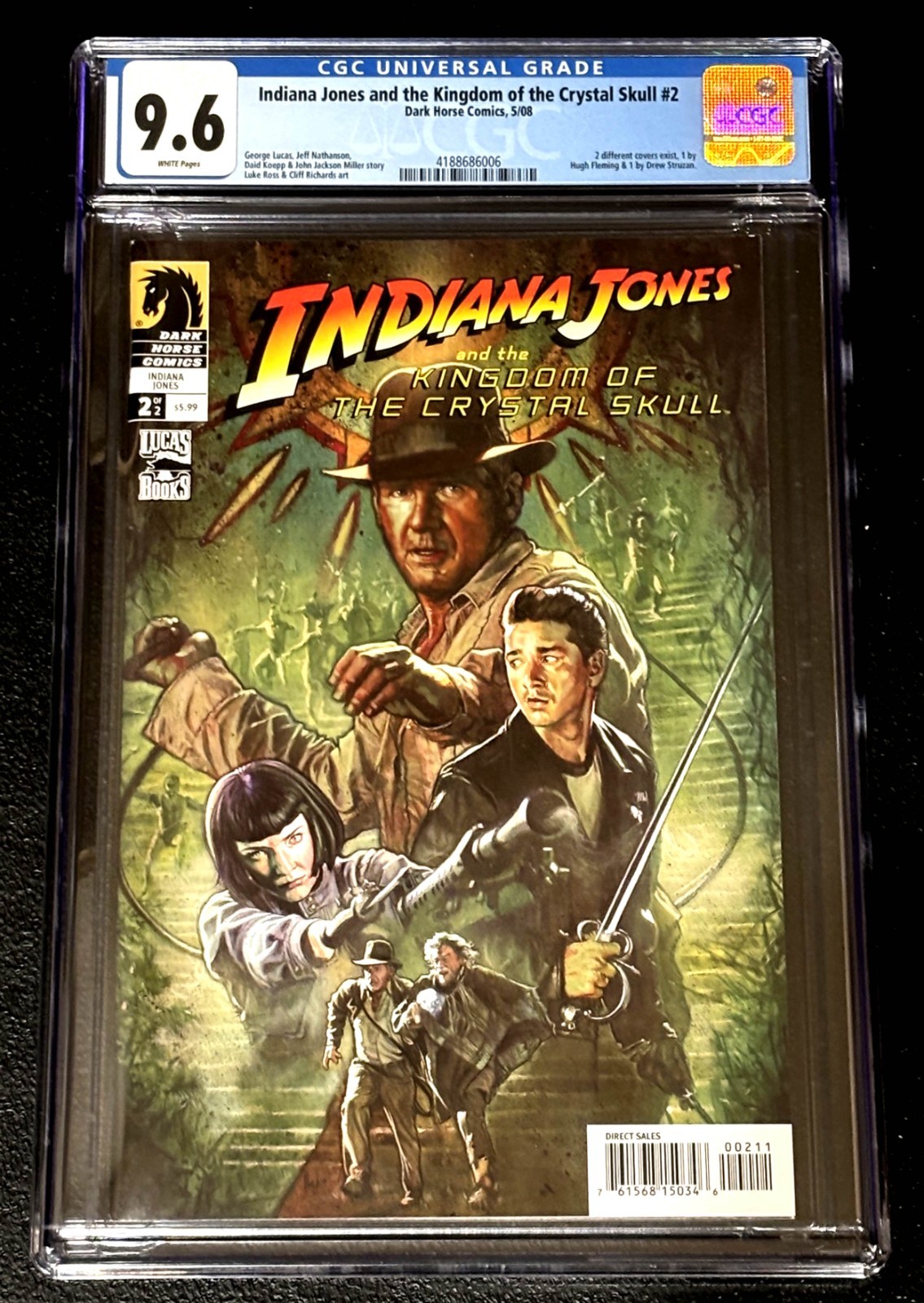Indiana Jones and the Kingdom of the Crystal Skull #2 CGC 9.6 Dark Horse Comics