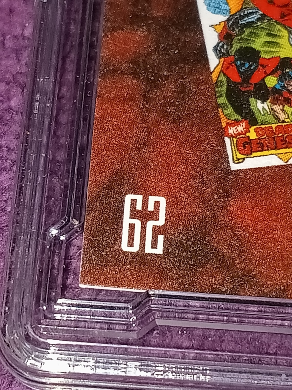 2024 SkyBox Marvel Masterpieces ’92 Platinum Nightcrawler Canvas #62