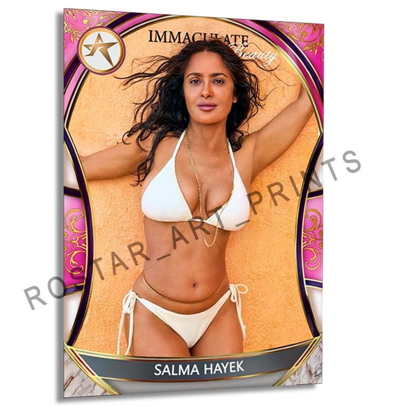 SALMA HAYEK 90s Actress Beauty Card GOF Rostar CUSTOM SP Card SHK1