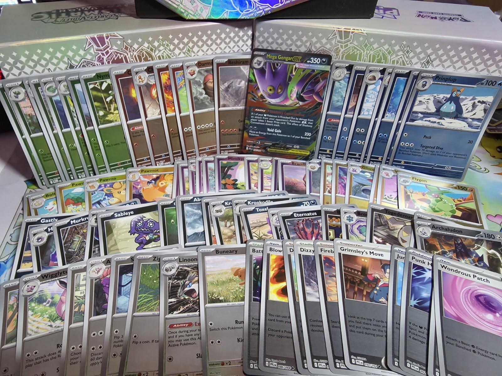 Phantasmal Flames Complete Reverse Holo C/UC/R Set NM 84 Card Lot +Mega Gengar