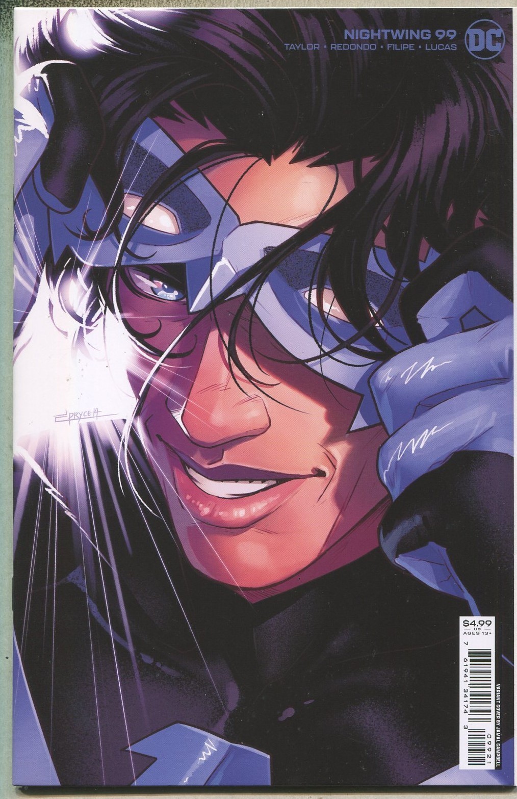 Nightwing #99 (2022) Jamal Campbell Variant Cover NM [DC] SA