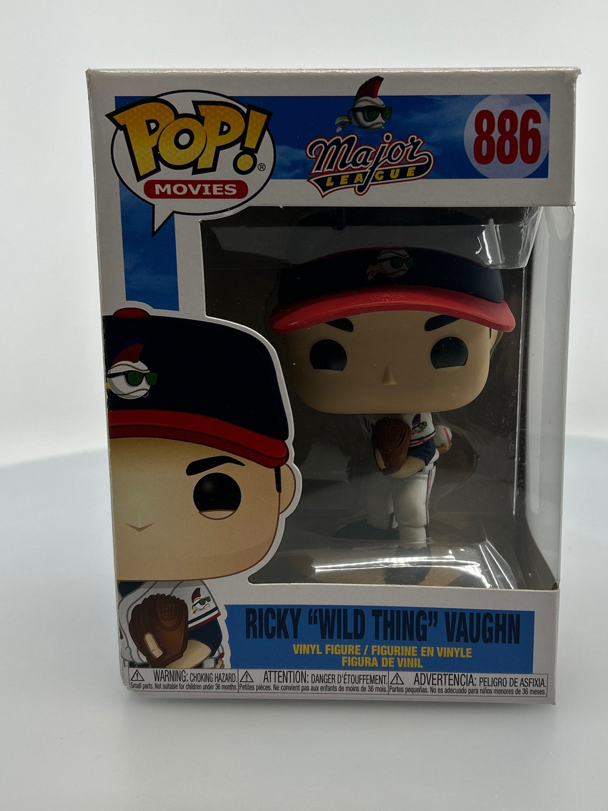 Funko POP! Movies Major League Ricky Vaughn #886 Vinyl Figure NOT MINT