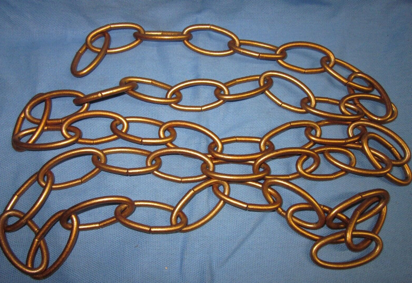 a 5ft Decorative Lamp Hanging Chain .. Gold in Color, #1968