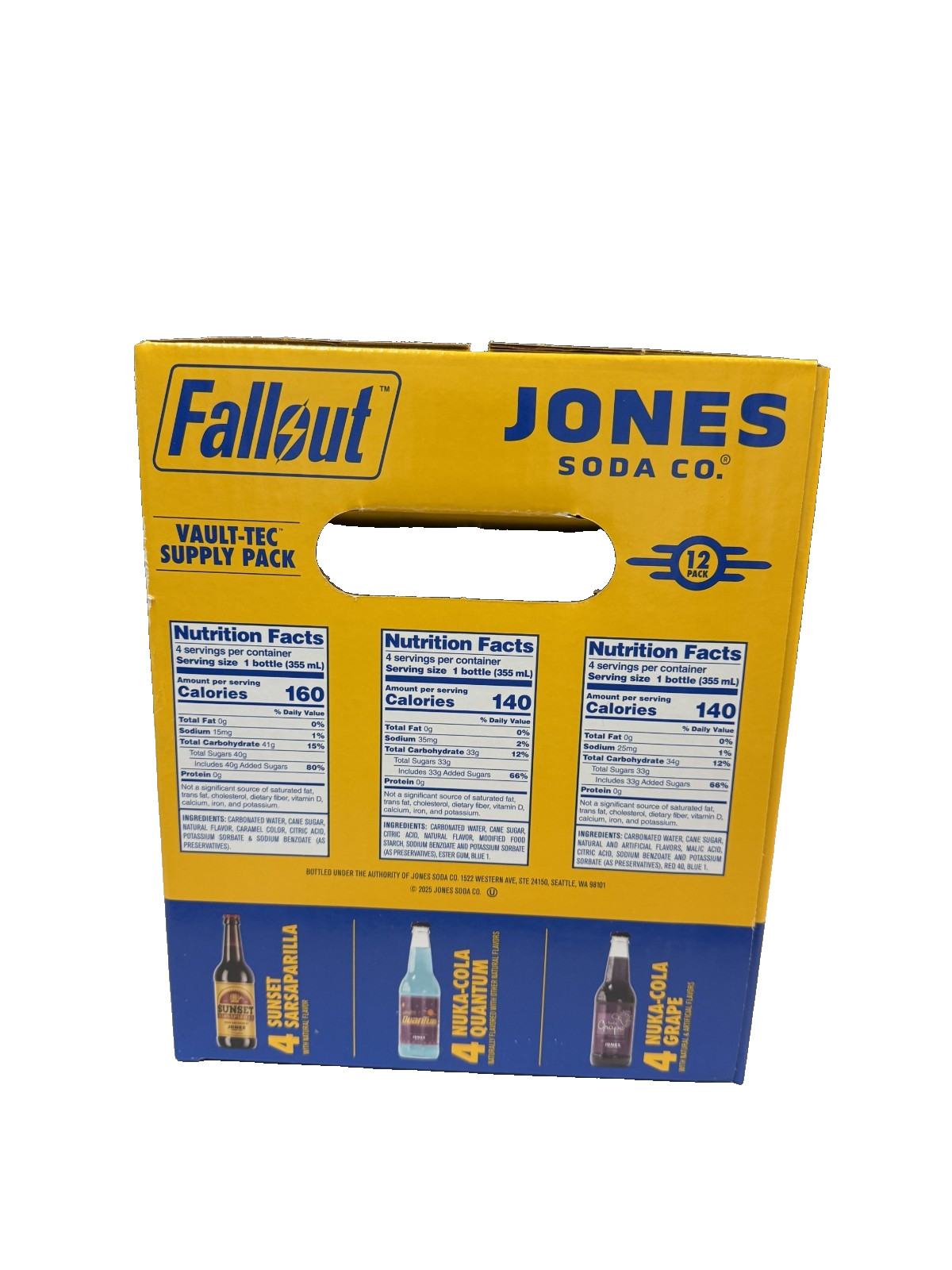 Fallout x Jones Soda – Vault-Tec Supply Pack Exclusive Limited – FAST SHIPPING