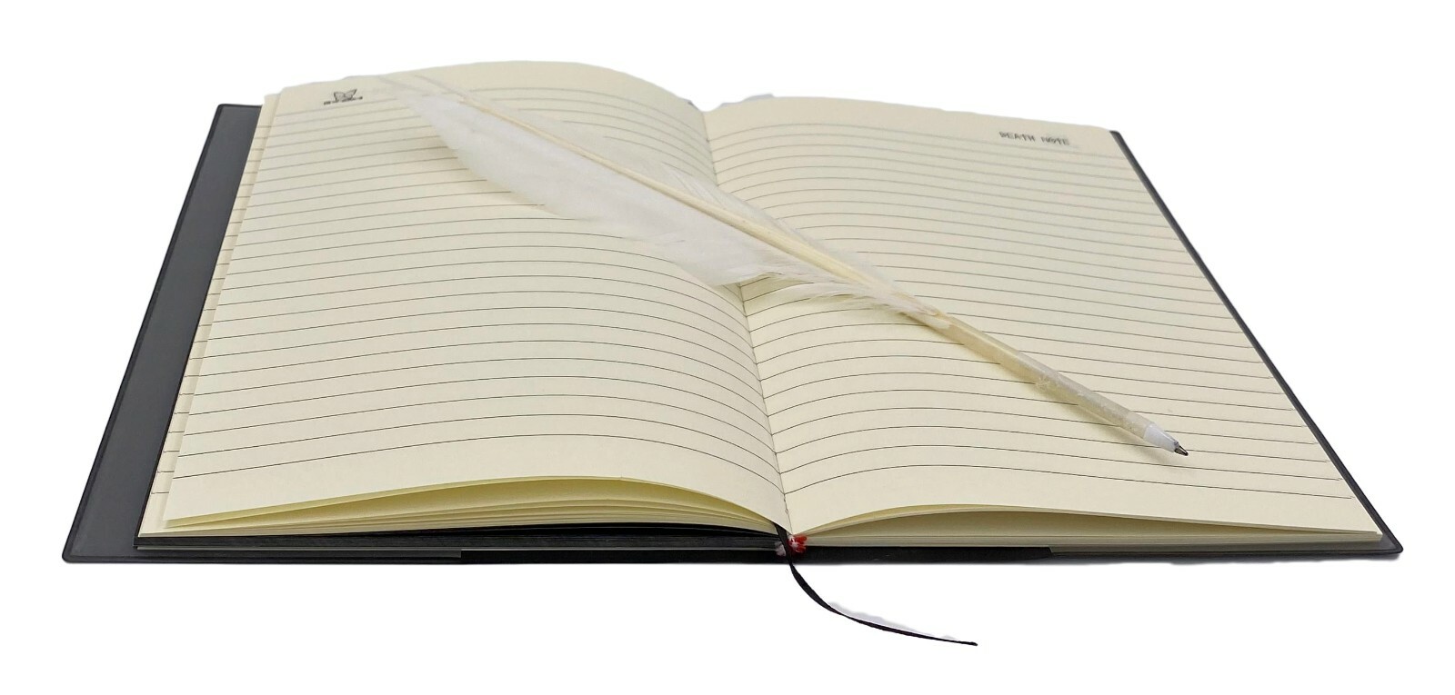 Goldenvalueable Anime Death Note Cosplay Notebook with Feather Pen and Necklace