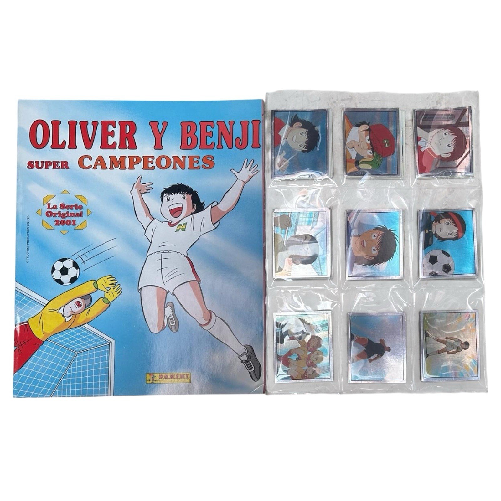 2001 ALBUM CAPTAIN TSUBASA Oliver & Benji Panini + Full Set 240/240 Sticker