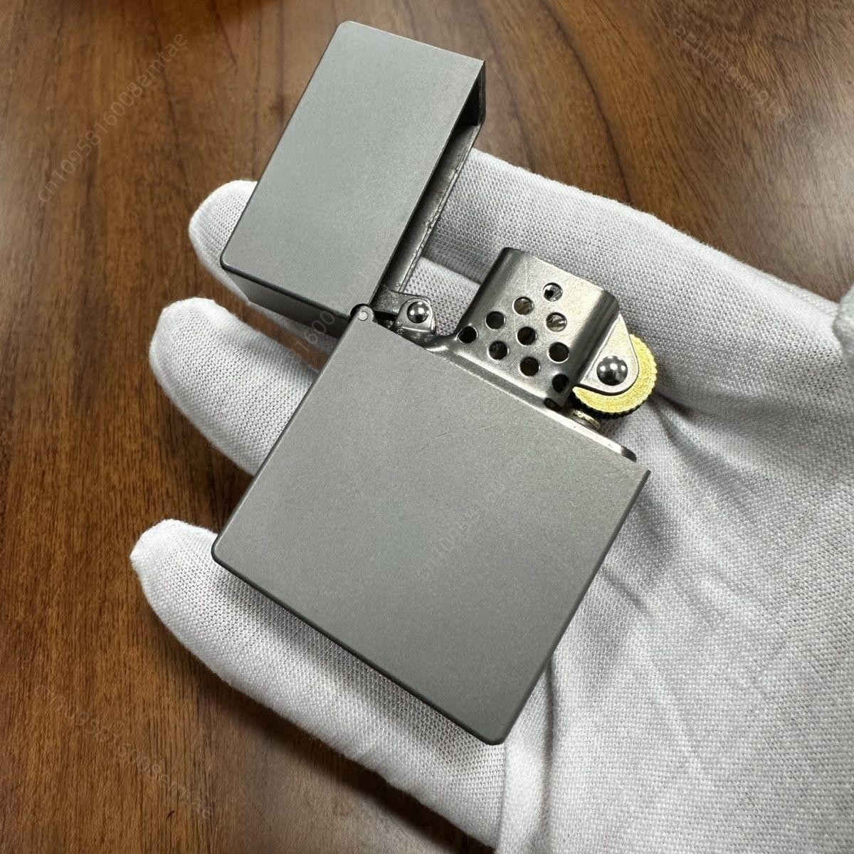 ZORRO 860s Pure Titanium Body & Insert Kerosene Lighter 1/2 Hinge Windproof