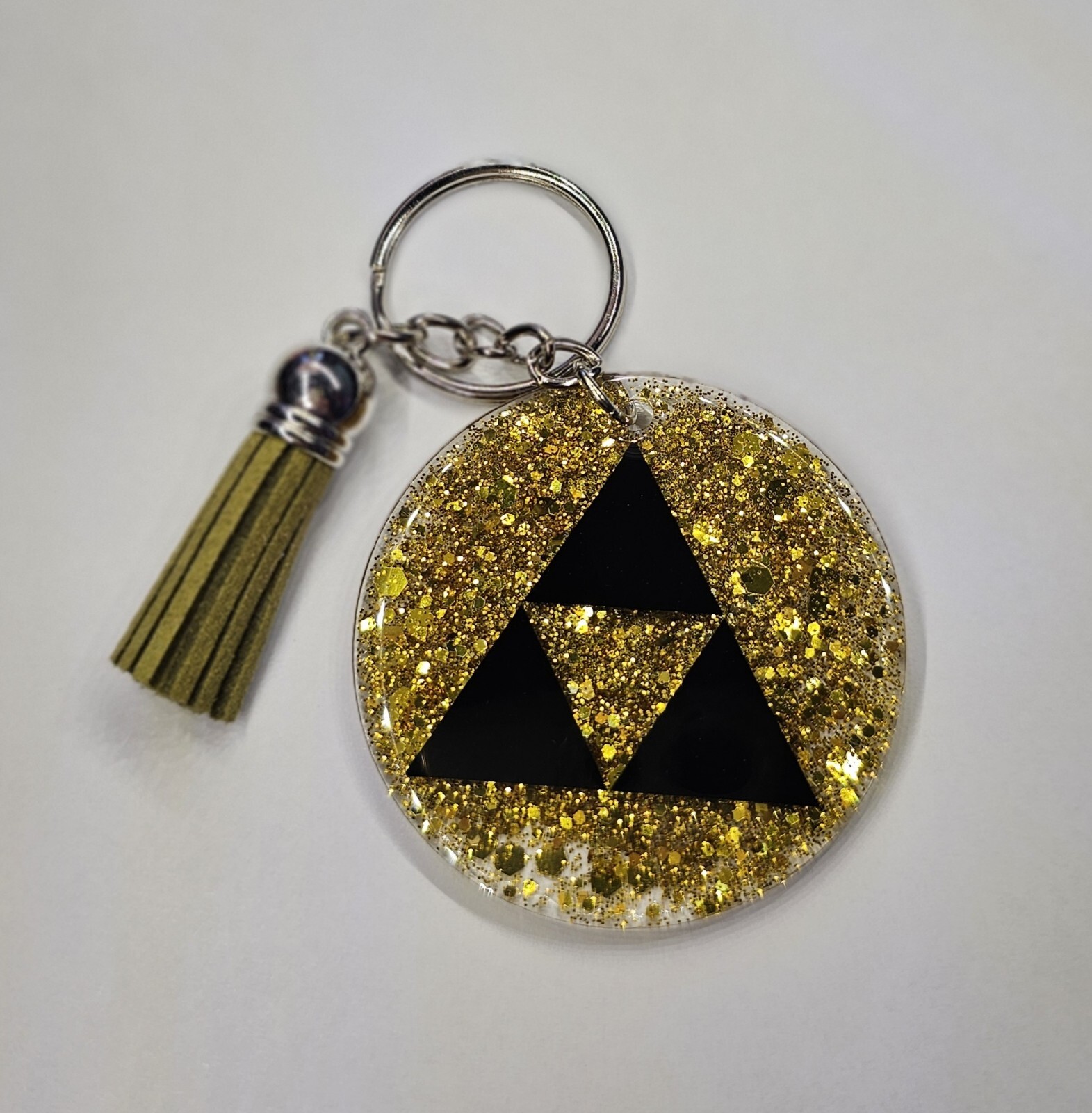 Zelda Triforce Keychain