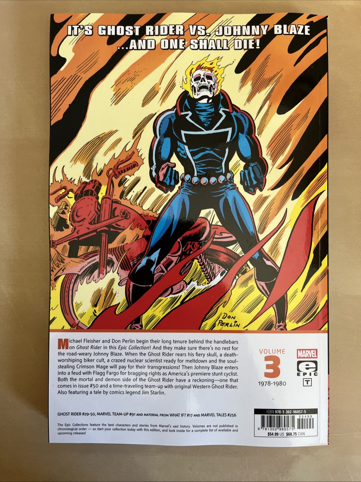 Marvel Comics ‘Ghost Rider Epic Collection: Deathrace’ (2025) TP