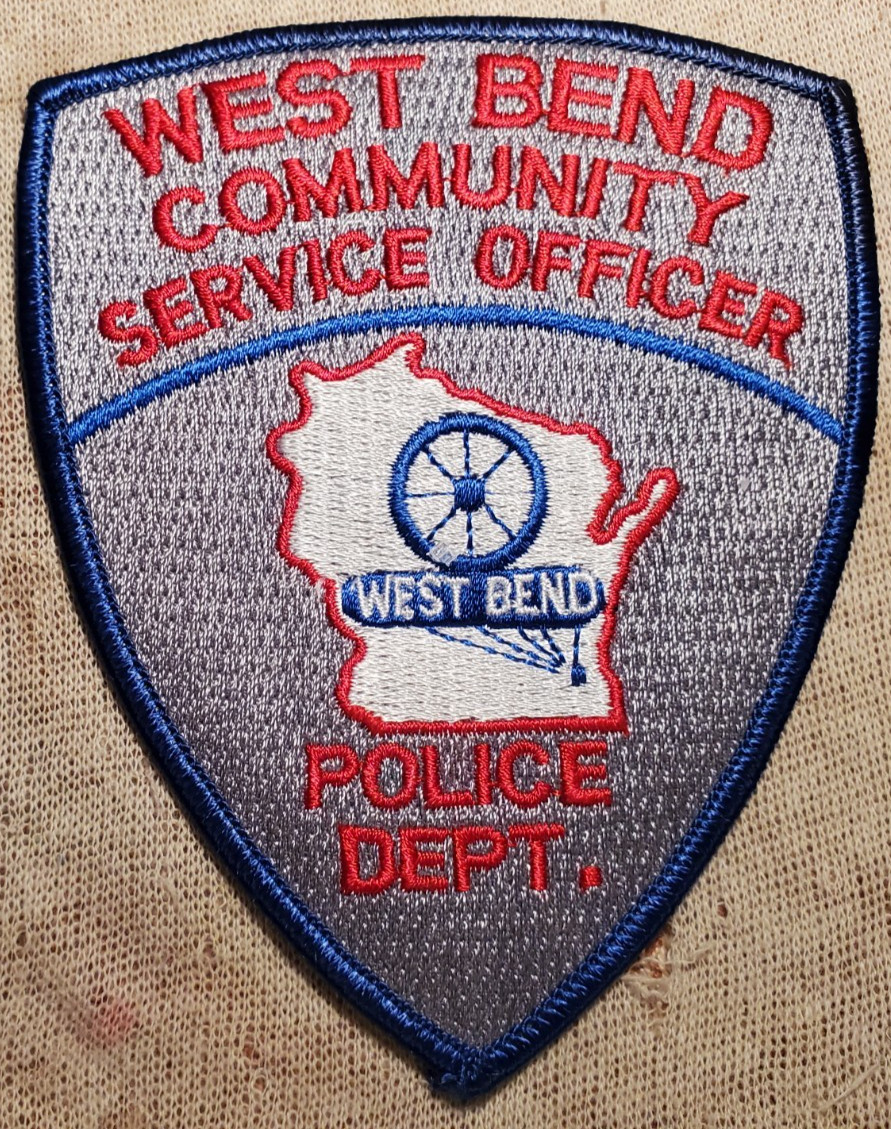 WI West Bend Wisconsin Community Service Officer Police Patch