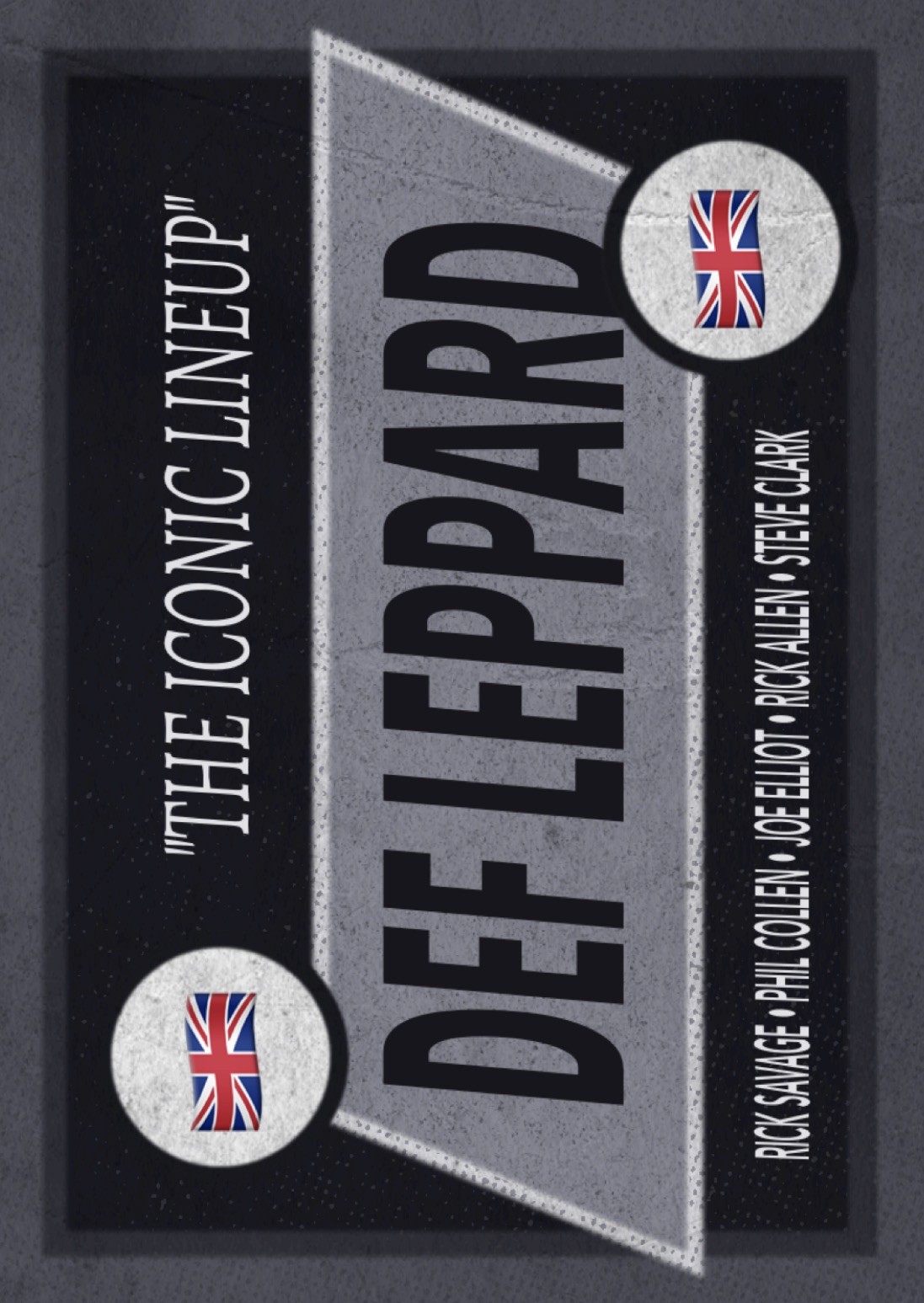 Def Leppard 3-Card Custom Eras Set – Early Years – Hysteria – Present Lineup