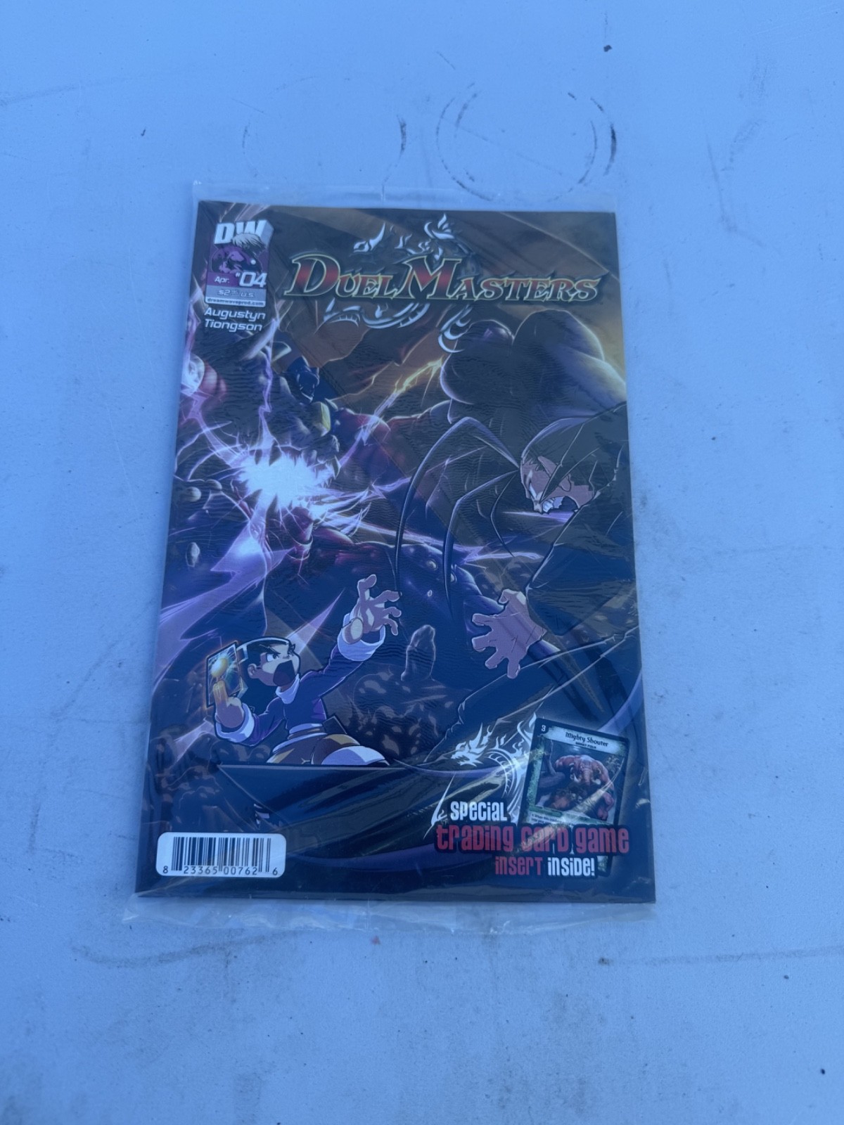 DUEL MASTERS Comic # 4 PROMO CARD Mighty Shouter SEALED DreamWave