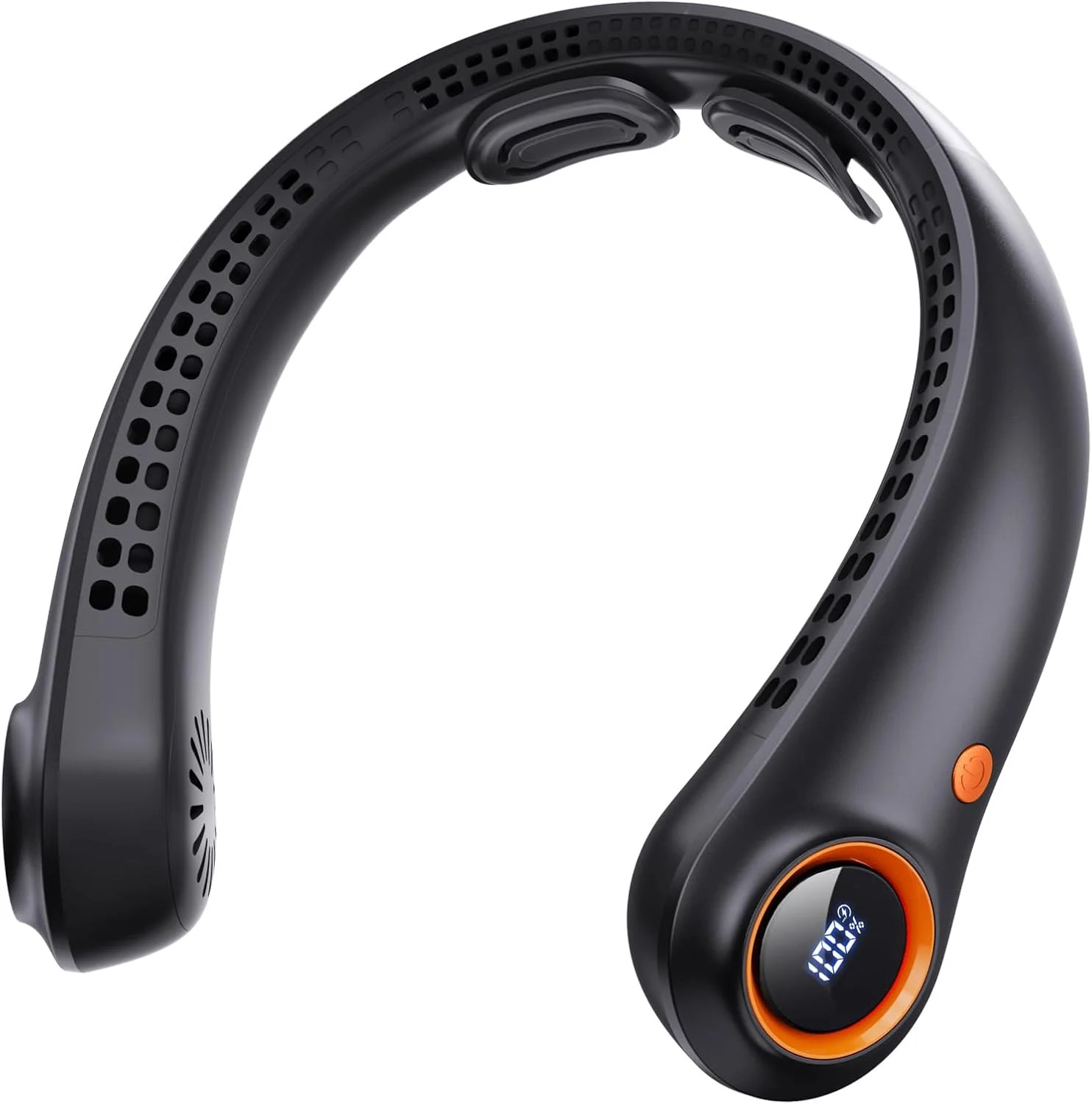 Portable Neck Fan, Neck Fans That Blow Cold Air, 5000mAh 5 Speeds Bladeless Wear
