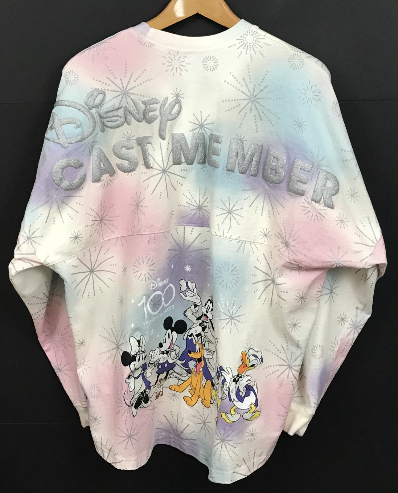 NEW Disney Parks 100th Anniversary Cast Member Spirit Jersey Mickey Friends XL