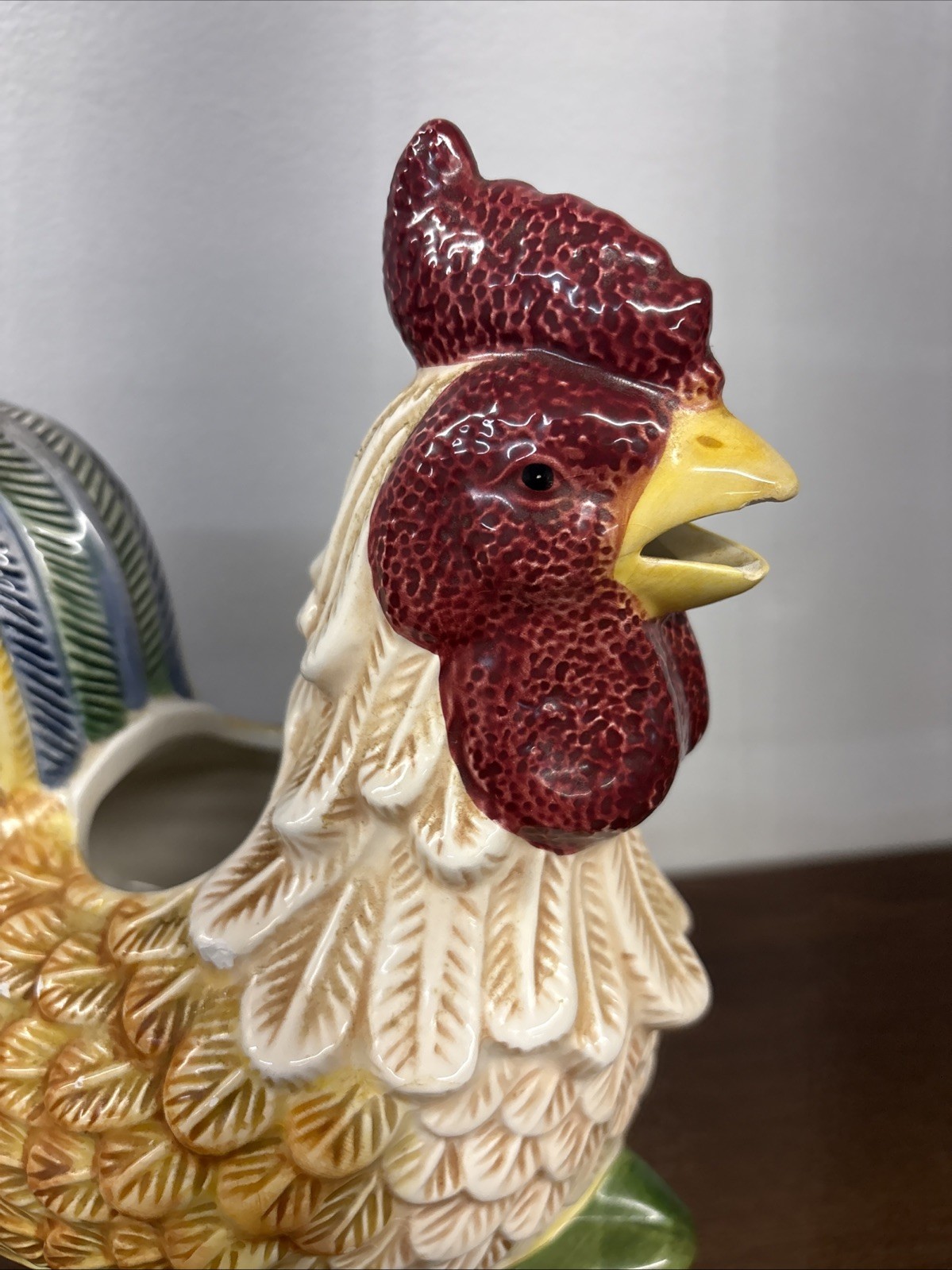 Jay Import Co Vintage Ceramic Rooster Planter