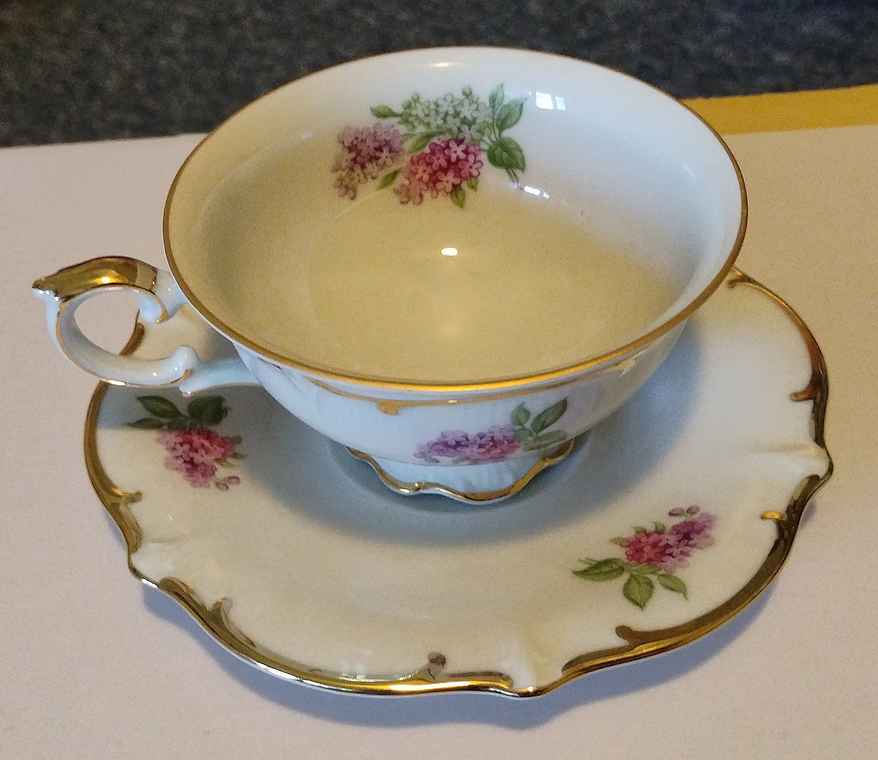 Vintage Porcelain Cup & Saucer Schumann, Arzberg, Germany Bone China READ!