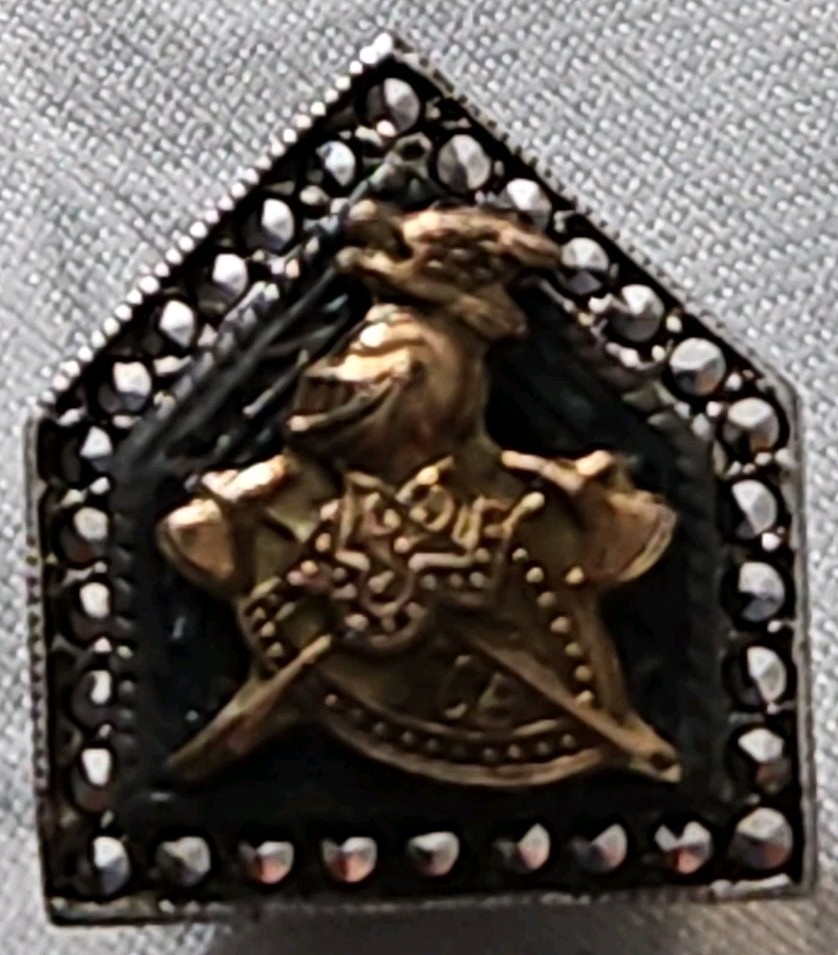 Knights Of Pythias Jewl F.C.B. Fraternal Masonic Screwback Pin