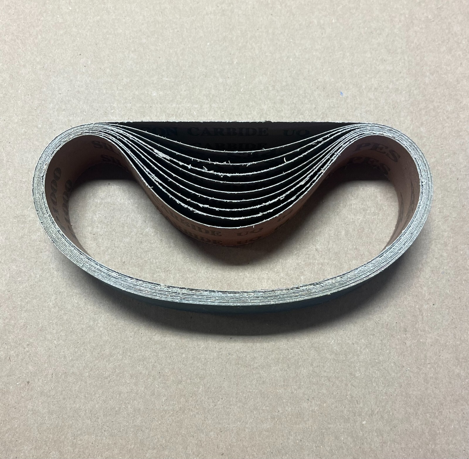 6″x2-1/2″- 100 Grit Lapidary Silicon Carbide Abrasive Sanding Belt 10 PACK!