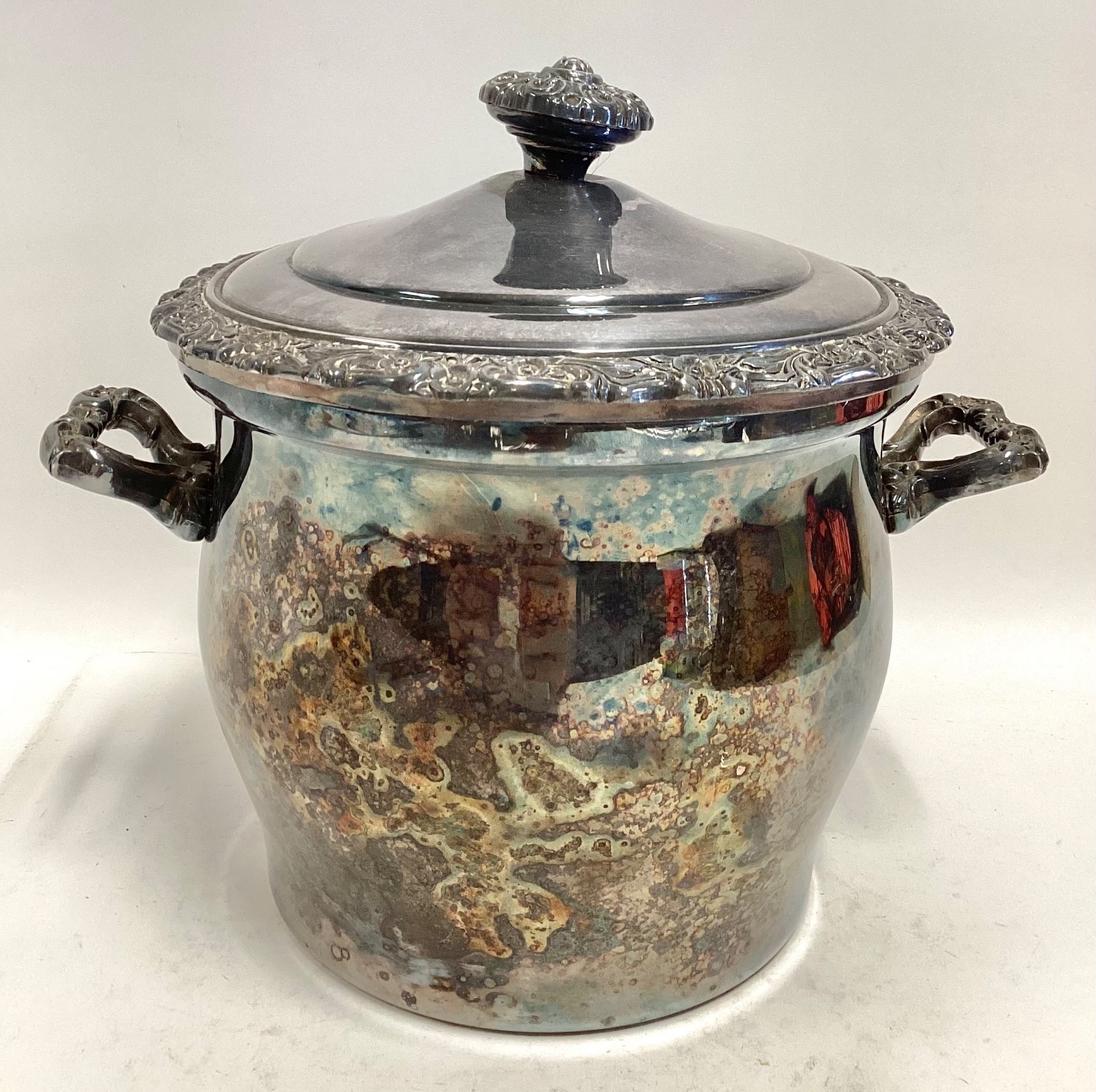 Vintage COUNTESS International Silver Company 6227 Ice Bucket 8.5″ Tall