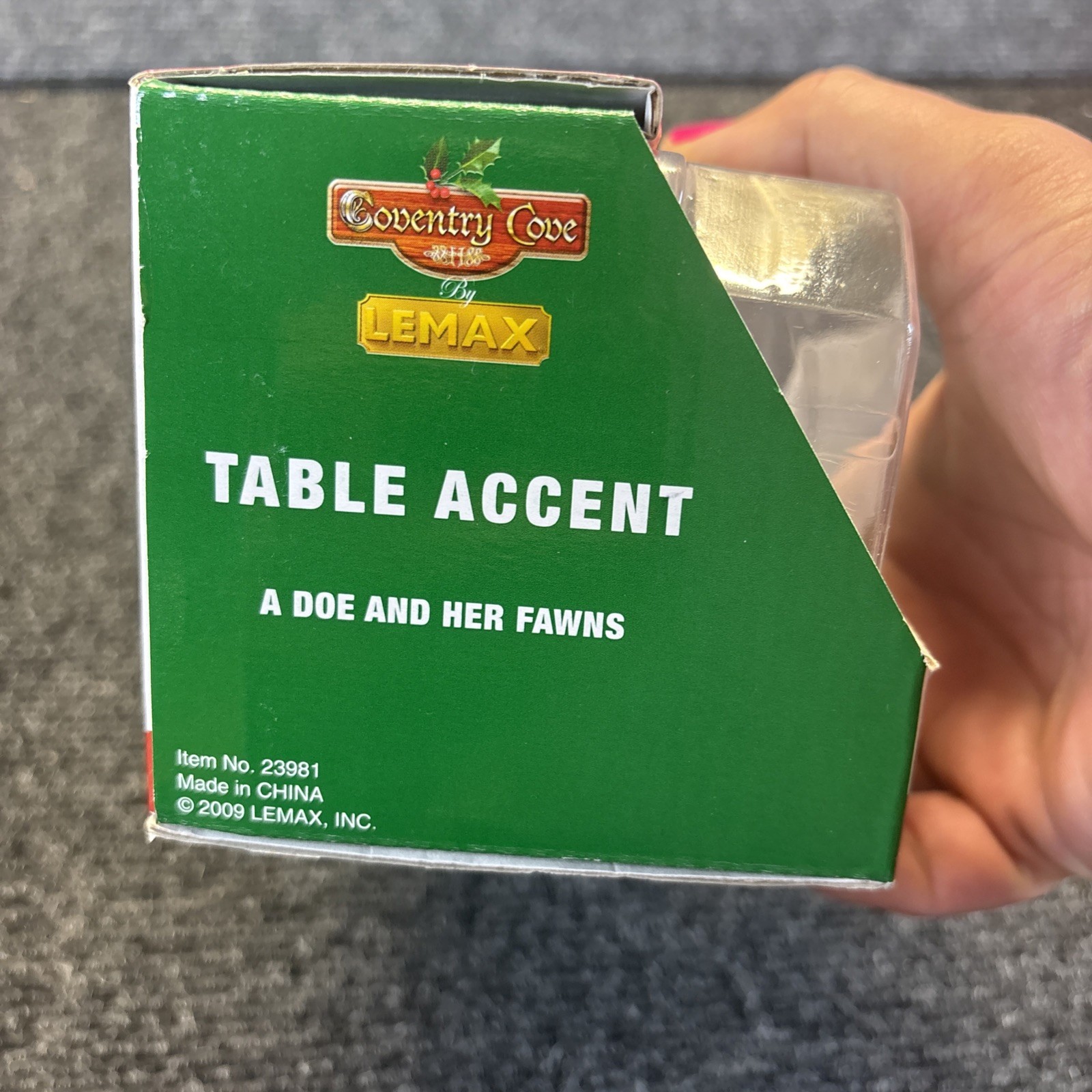 Lemax~Table Accent~Coventry Cove~A Doe and her Fawns~NIP