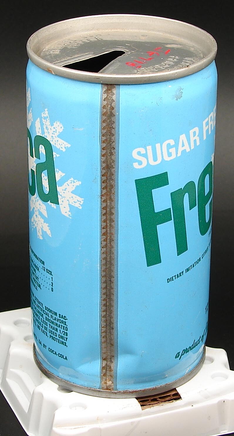 Fresca; Coca-Cola Bottling Midwest, Inc.; St. Paul, Minn.; Steel soda pop can