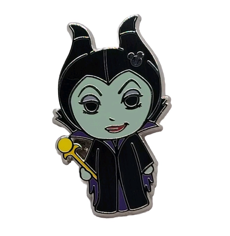 Disney Pin 2024 WDW Hidden Disney Cute Villains Maleficent #163927 Trade Ship