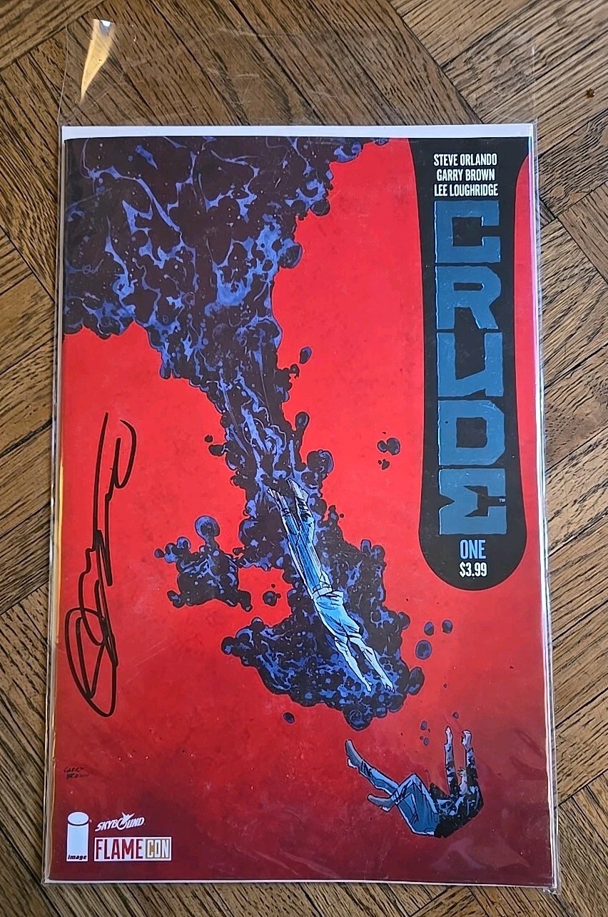 Crude #1 Steve Orlando Signed Image Comics 2018 NM 1st Print – Rare