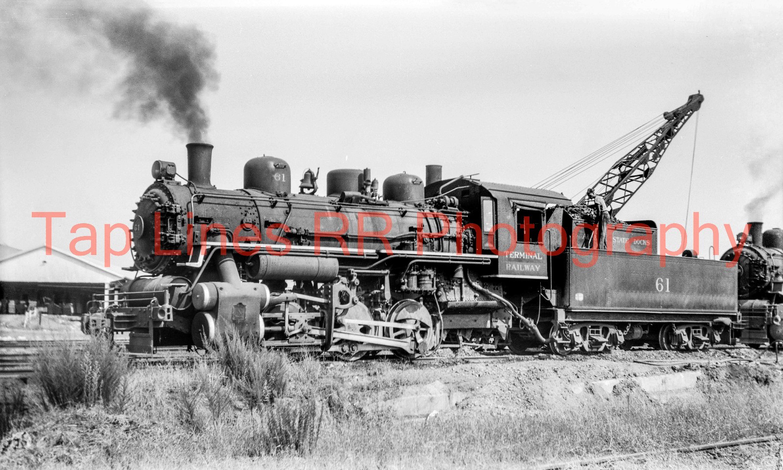 Alabama State Docks Terminal Ry #61 Mobile AL 6-27-1951 0-6-0 ALCO New 5×8 Photo