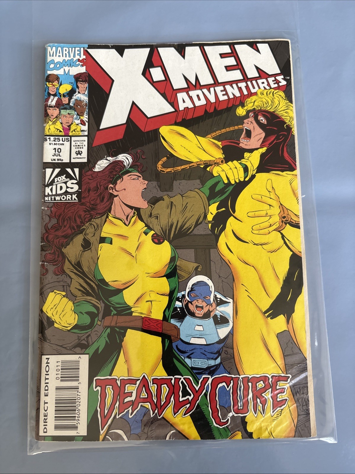 X-Men Adventures (Vol. 1) #10 NM 9.4 1993 Andrew Wildman Cover