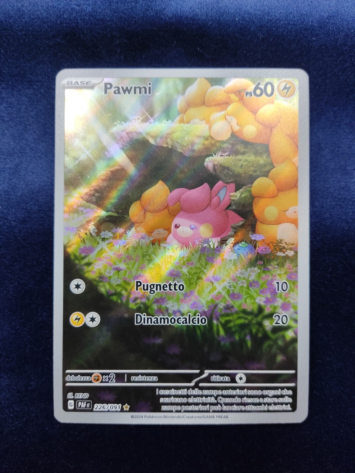 Pokemon Pawmi 226/091 Fate of Paldea 151 Near Mint Ita Cards