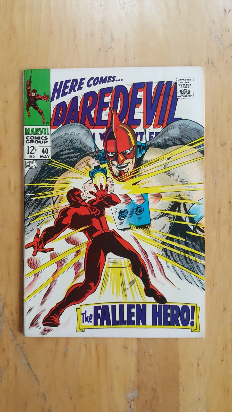 Daredevil #40 (1968, Marvel Comics) 8.0 Very Fine | Unholy Three