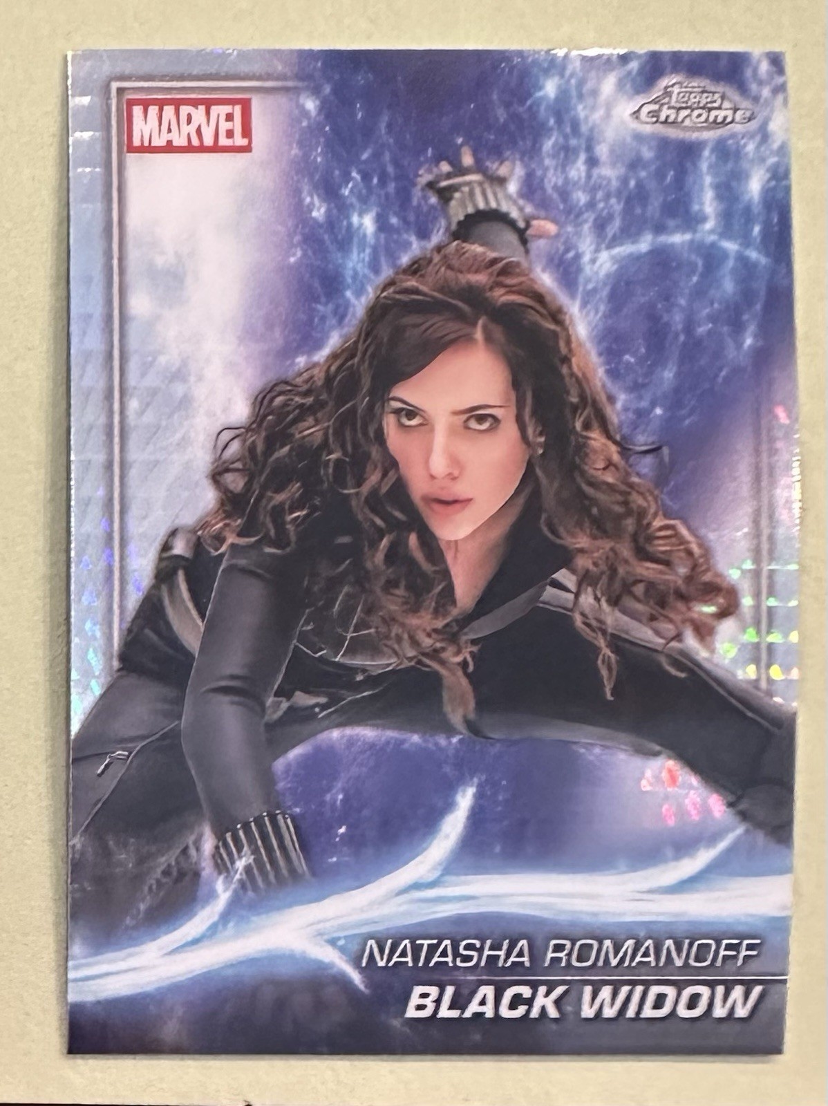 2025 Topps Chrome Marvel Studios Black Widow #7 Prism Refractor