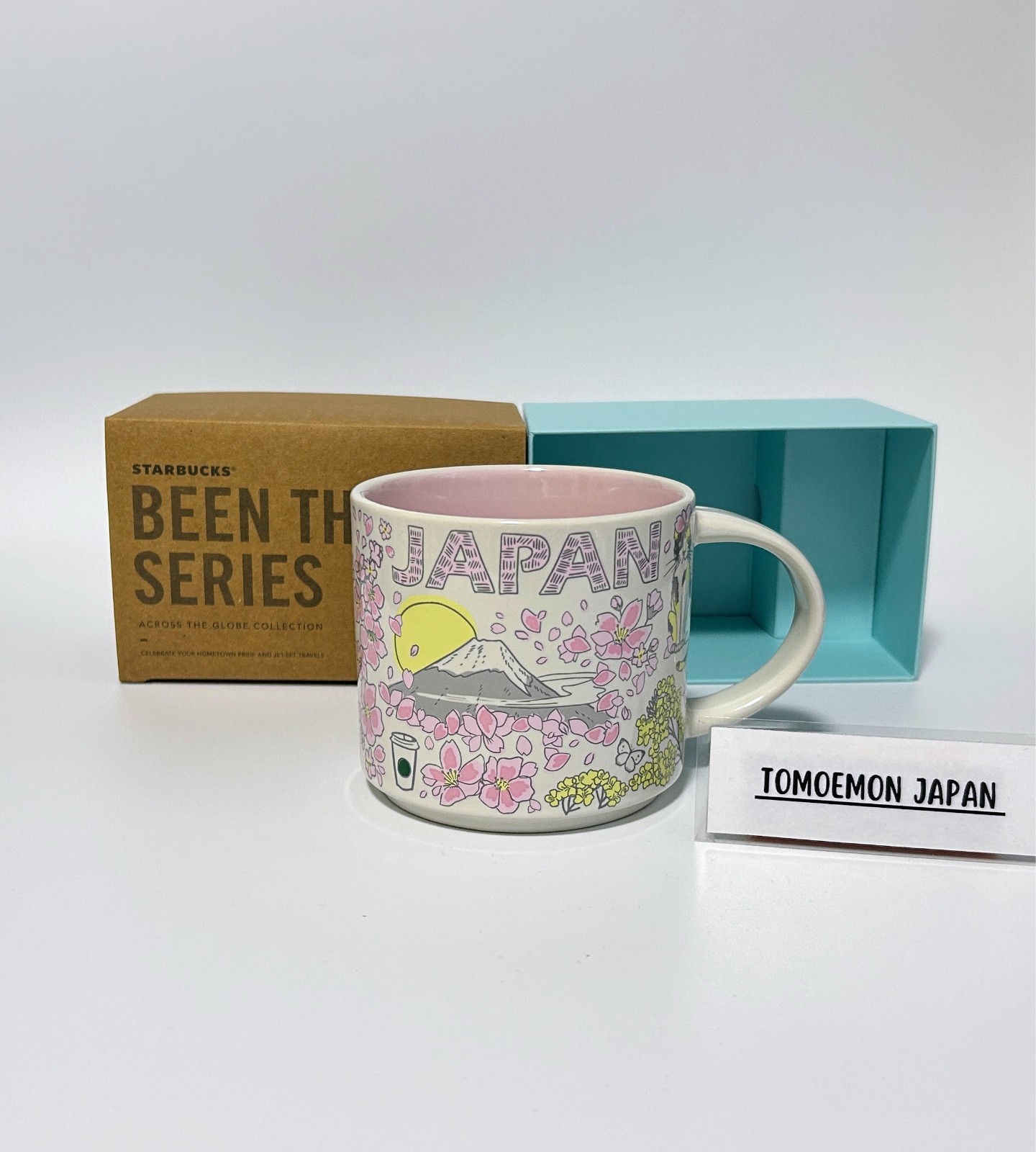 Starbucks coffee Cup Mug Japan Spring 14oz Been There Series NEW in Box