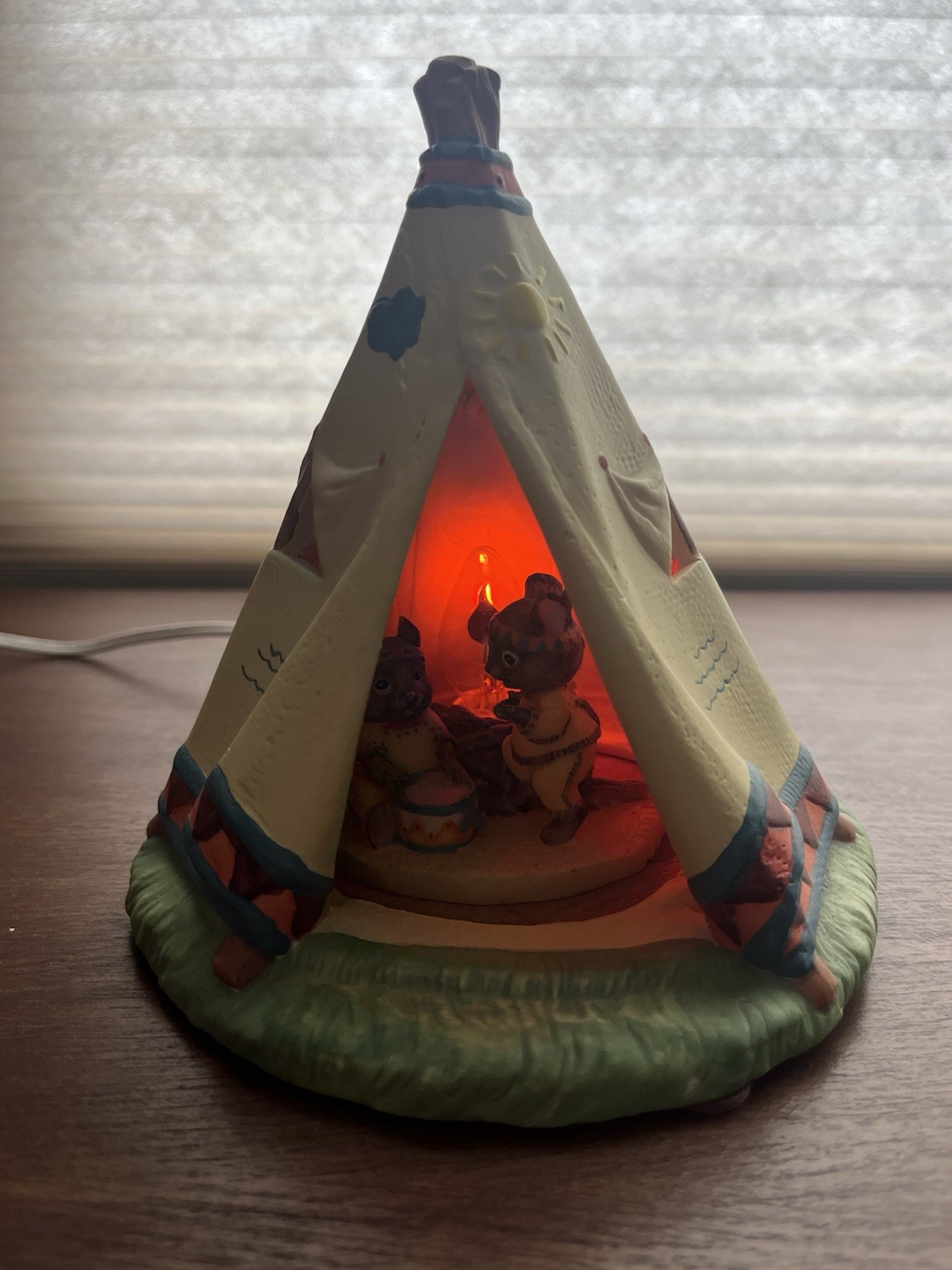 Vintage 1991 Eneso “ Friends Of Feathers” Night Light