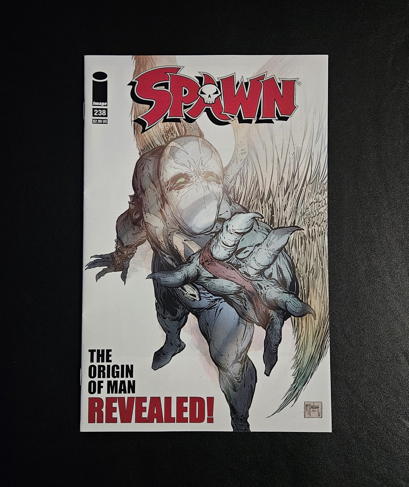 Spawn #238 2013 1st Print Todd McFarlane Low Print Run Origin of Man