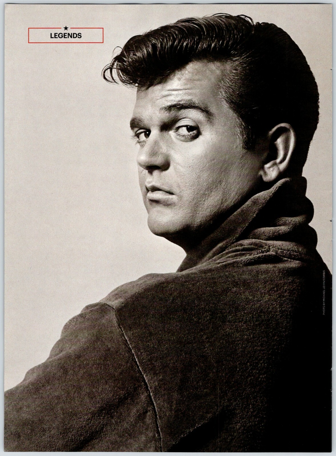 CONWAY TWITTY Country Music 7.5″ X 10.5″ Magazine Photo Page M146