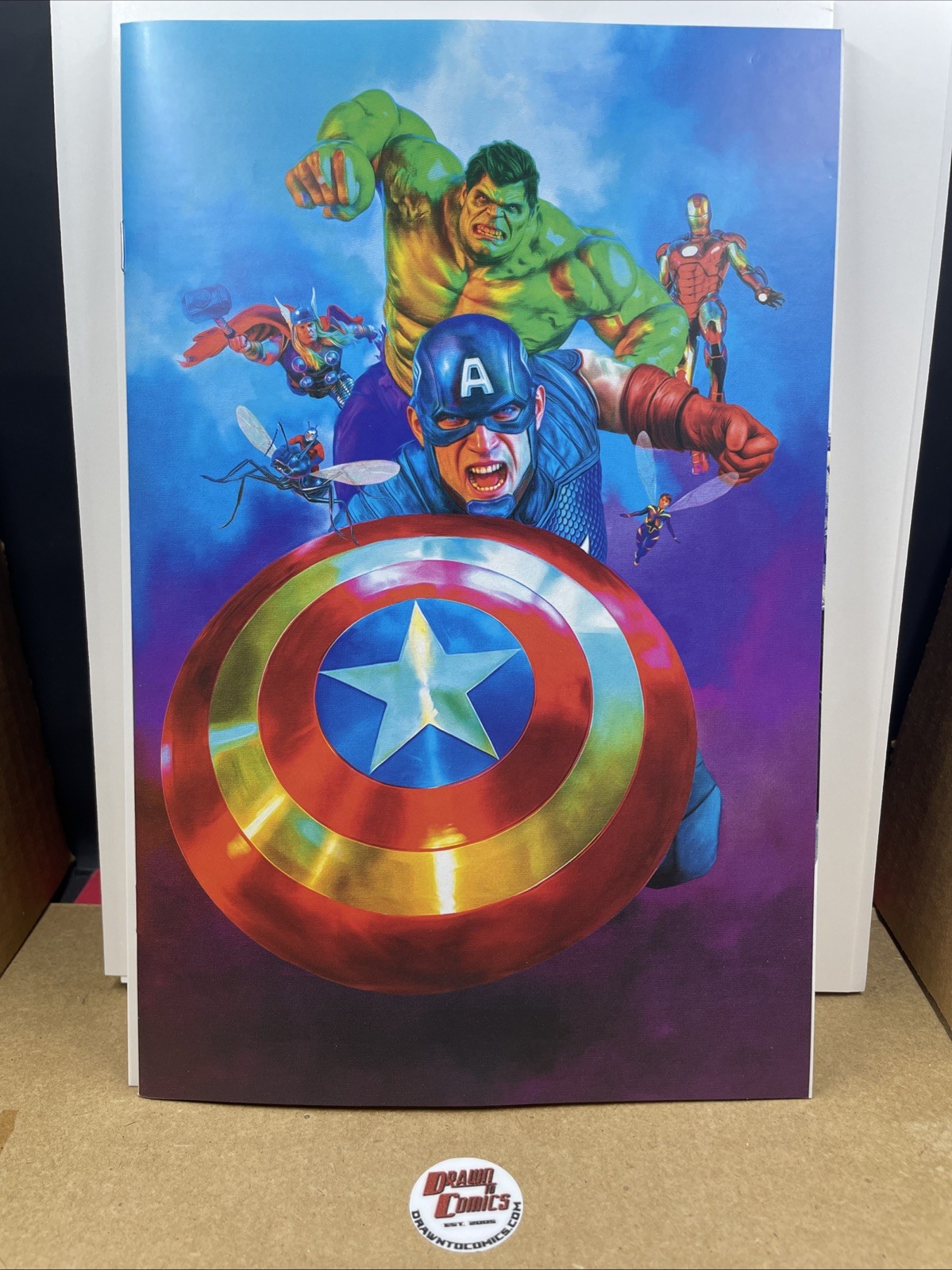 Captain America #12 1:50 Magic Card Game Virgin Variant Mark Spears Cover NM