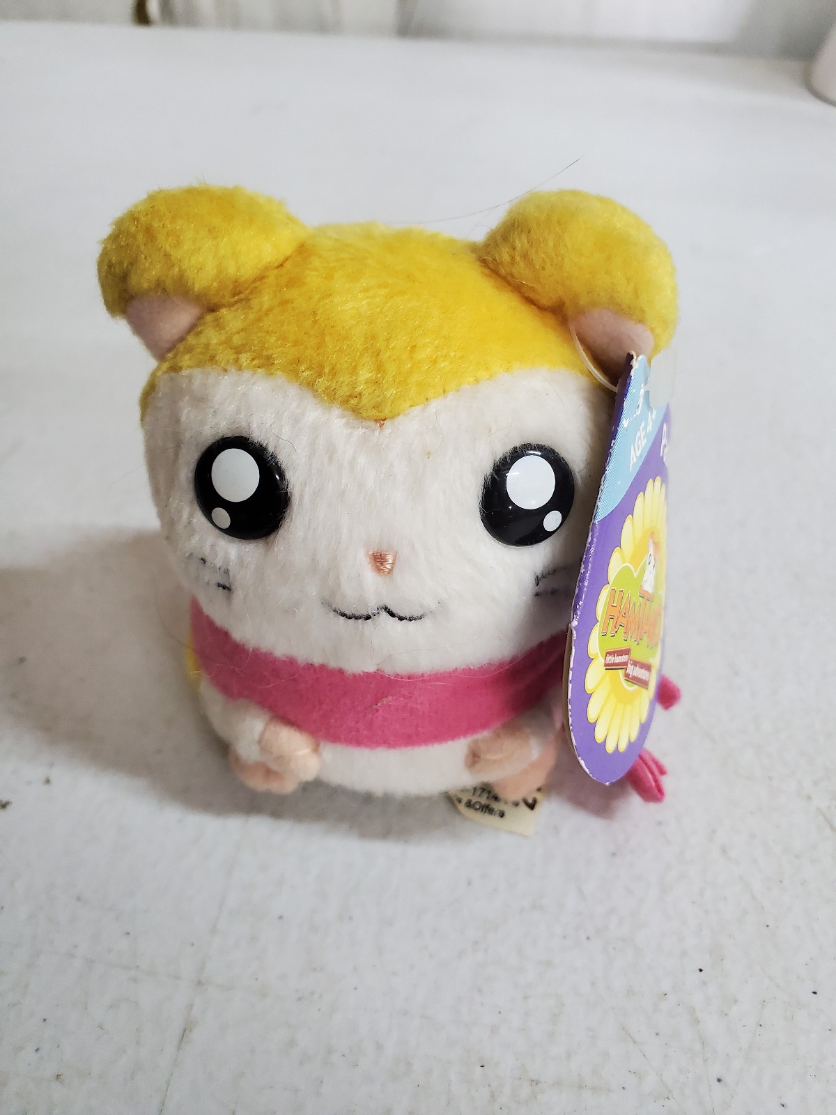 Hamtaro Ham Ham Hamster Pashmina Epoch Plush 3″ Stuffed Toy Doll w/ tags