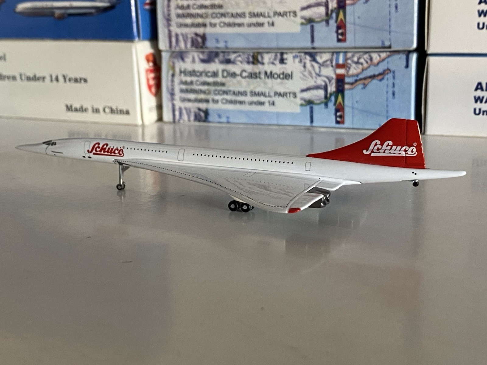 Gemini Jets Schuco British Aerospace Concorde 1:400 GJSCH256