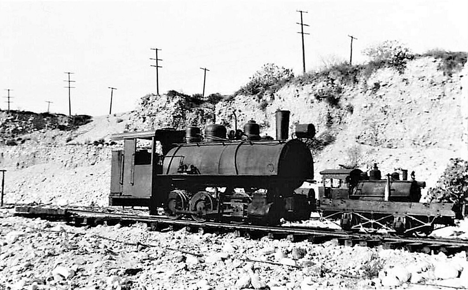 Consolidated Rock No. 9 3ft 6in Gauge 0-6-0ST Baldwin in 1933 5 x 7 Photo