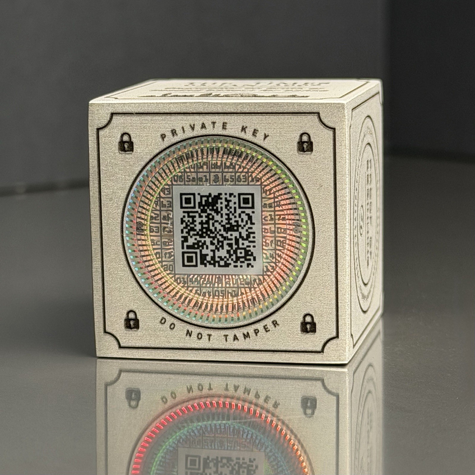 Finite by Design Block Zero | Genesis Block | 35mm Steel Cube | 210,000 SATS