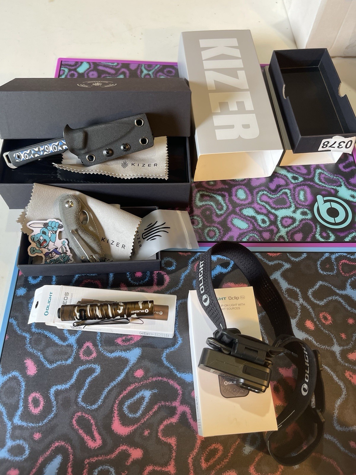 Kizer Knife Lot Olight Whiskey Jack Microbe Oclip Pro Below Retail Start Price